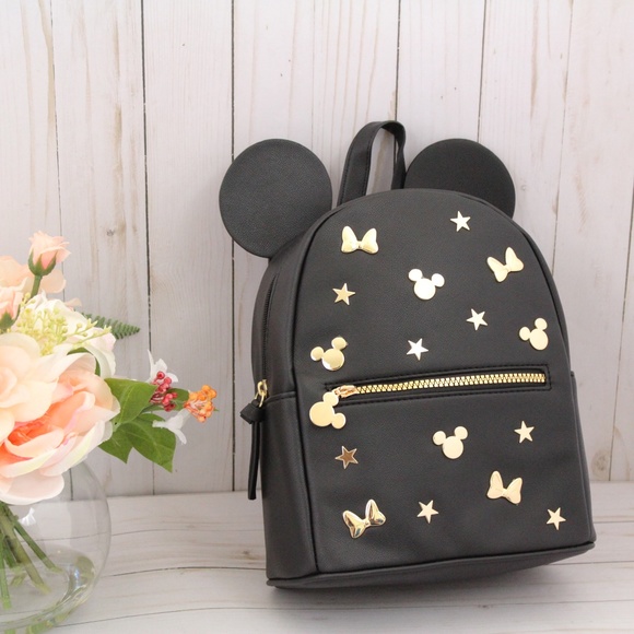 Disney Handbags - Mini Black Disney Backpack